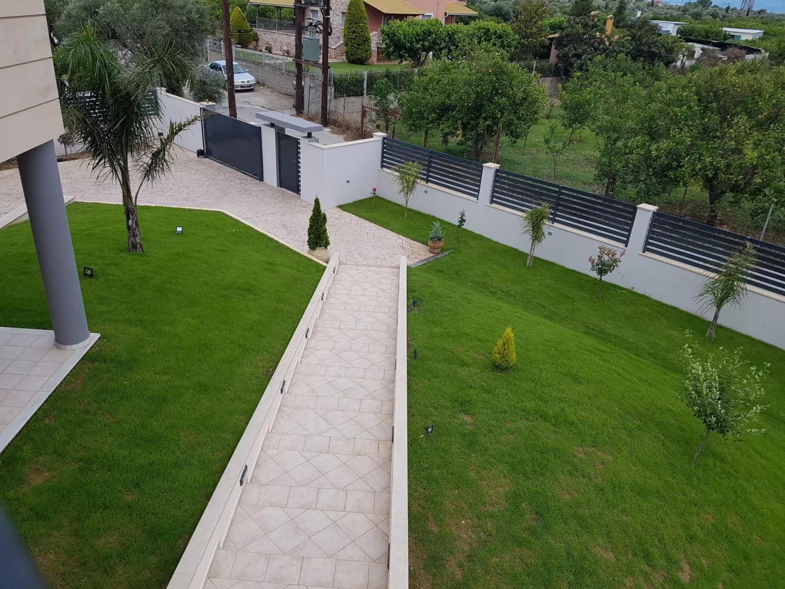 Villa "Dimitris" mit Blick auf das Wasser-Buiten