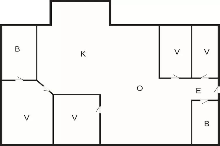 6 persoons vakantie huis in Strandby-Plattegrond