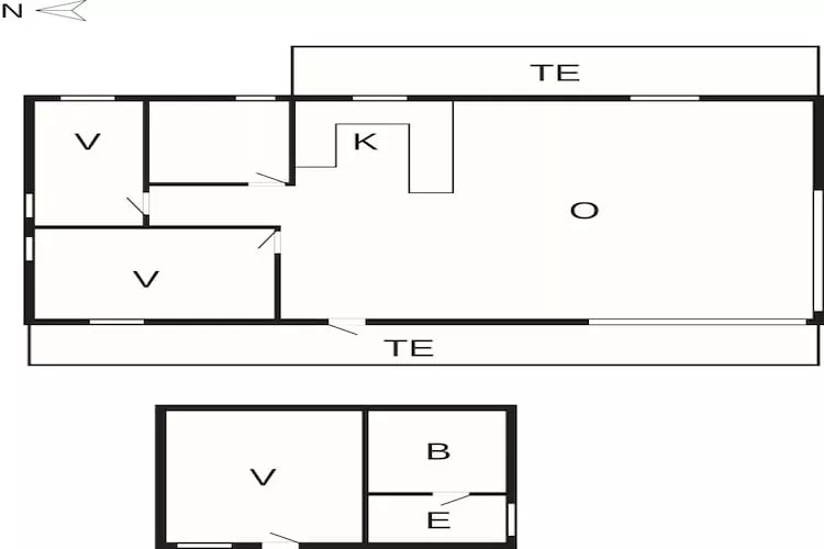 Kustsereniteit in Hals-By Traum-Plattegrond