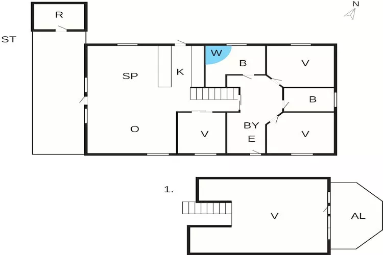 Afgelegen toevlucht nabij strand -- By Traum Ferienwohnungen-Plattegrond