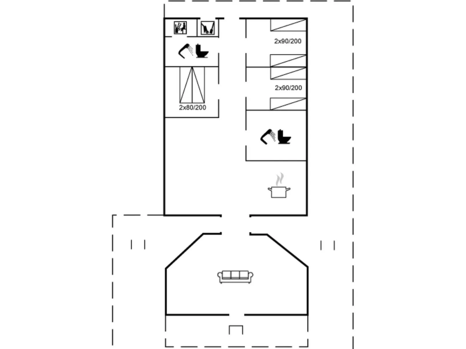 "Janni" - 250m from the sea-Binnen
