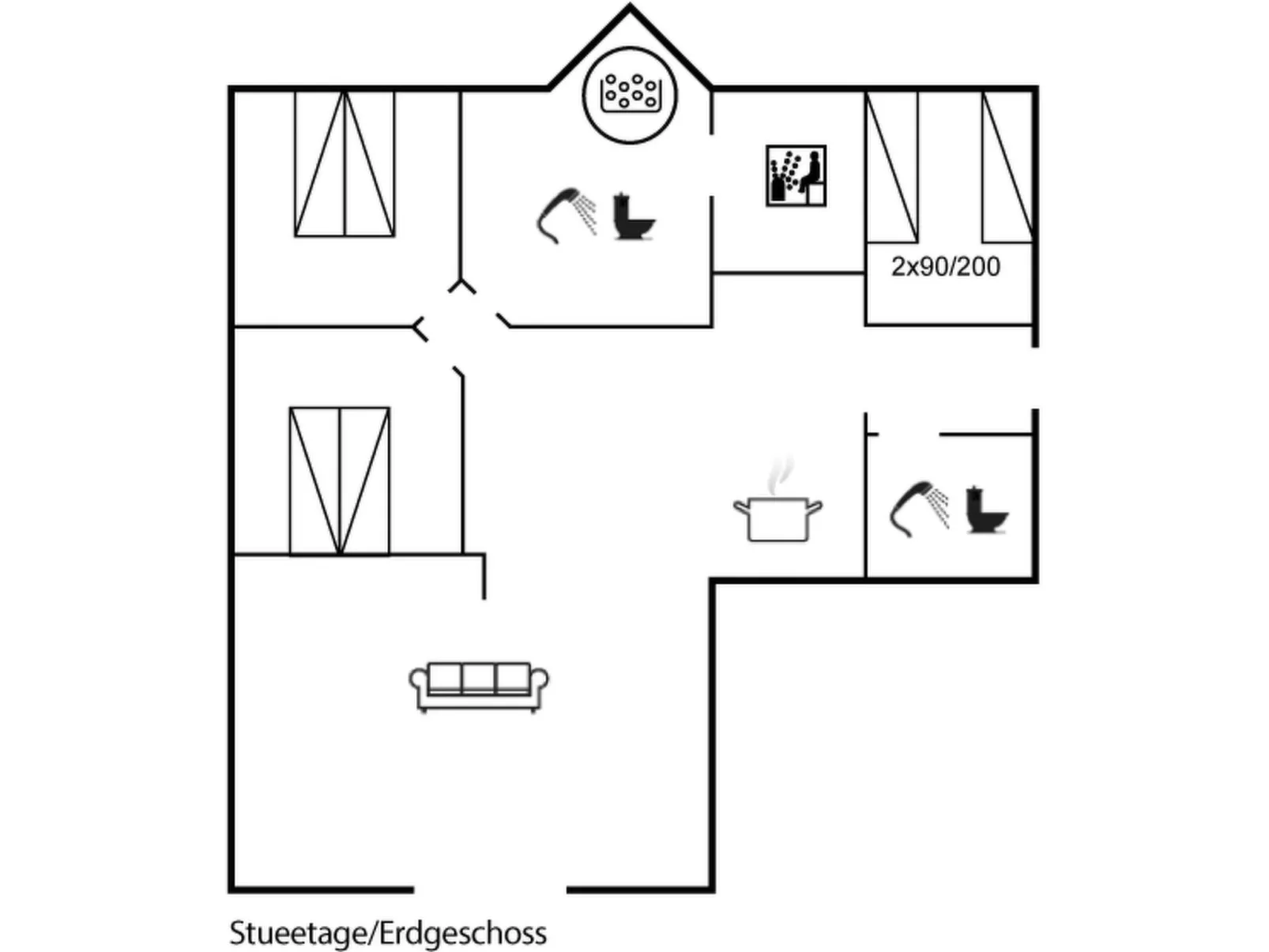 "Hunno" - 3km from the sea