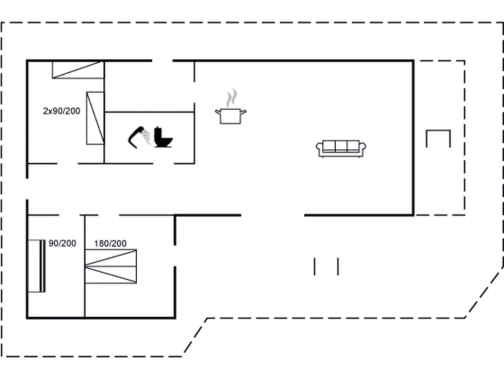 "Nada" - 200m from the sea