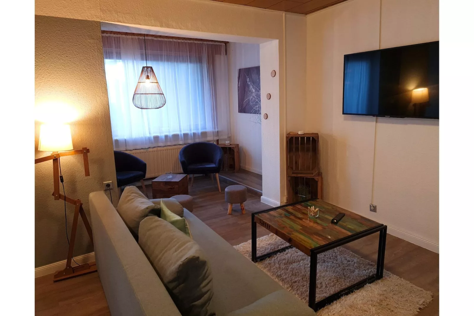 Ferienhaus Mein Bergblick 4 Pers-Woonkamer