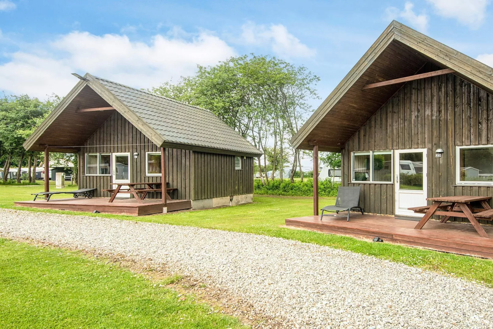 Luksus hytte til 4 pers., med bad