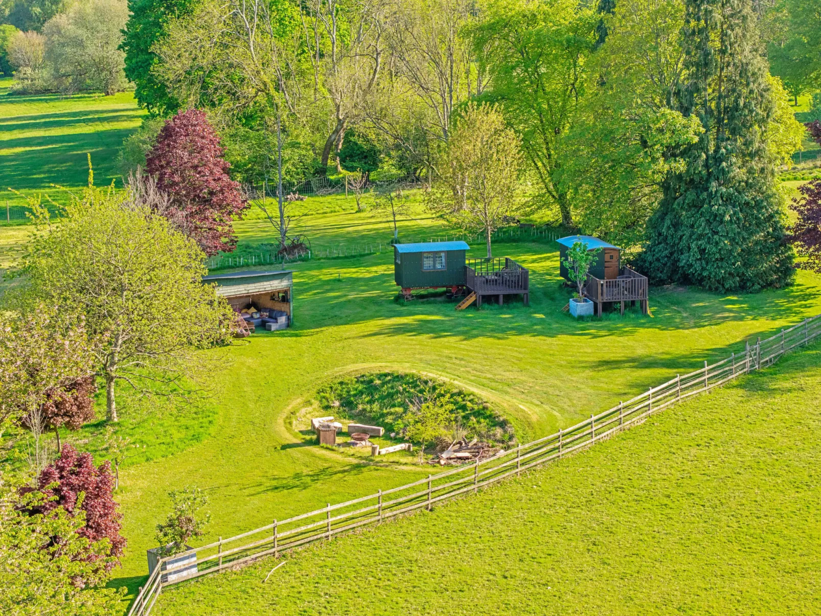 Shepherd's Hut at Hilltop Farm