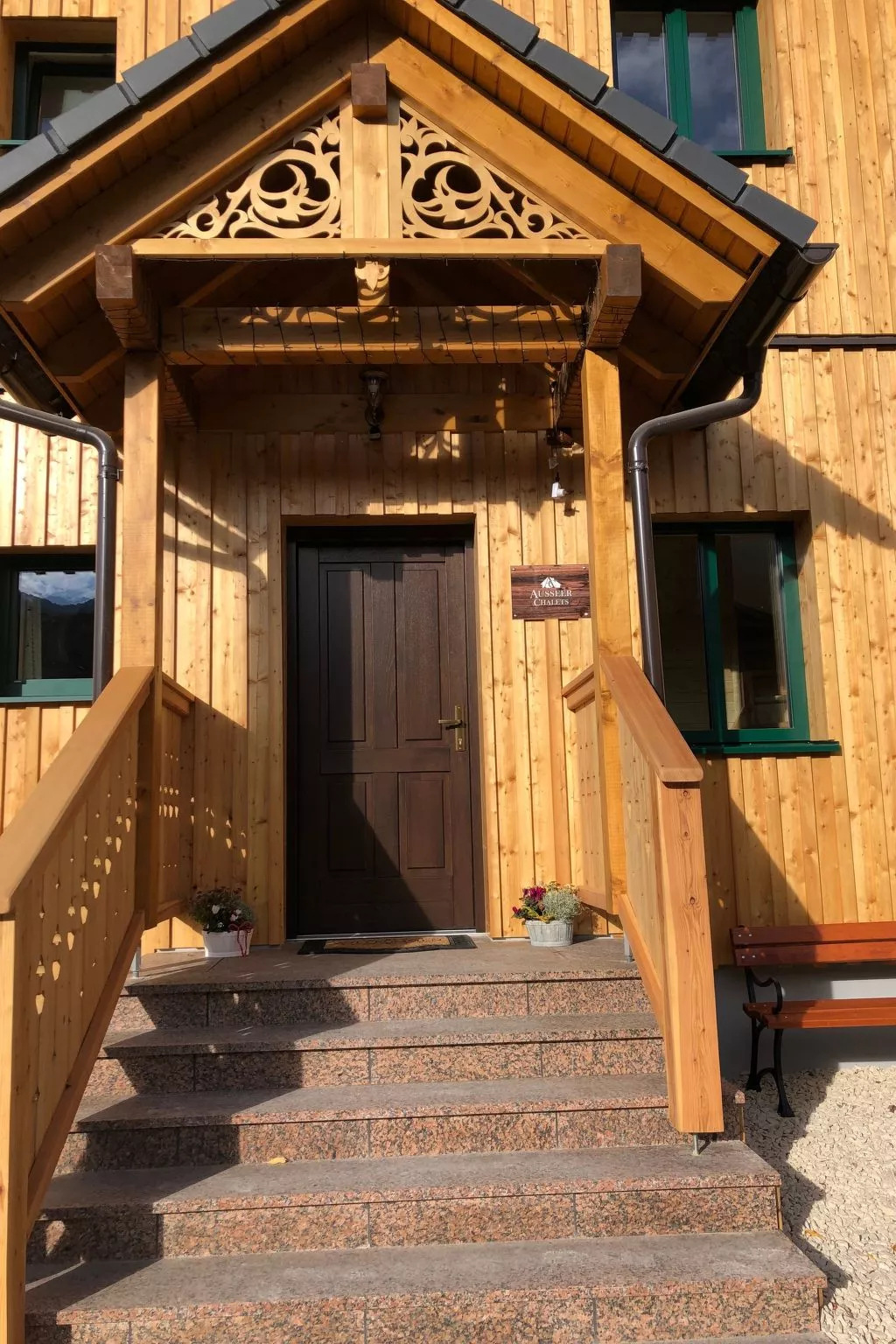 Nette Wohnung in Bad Aussee mit Garten und Grill und Bergblick