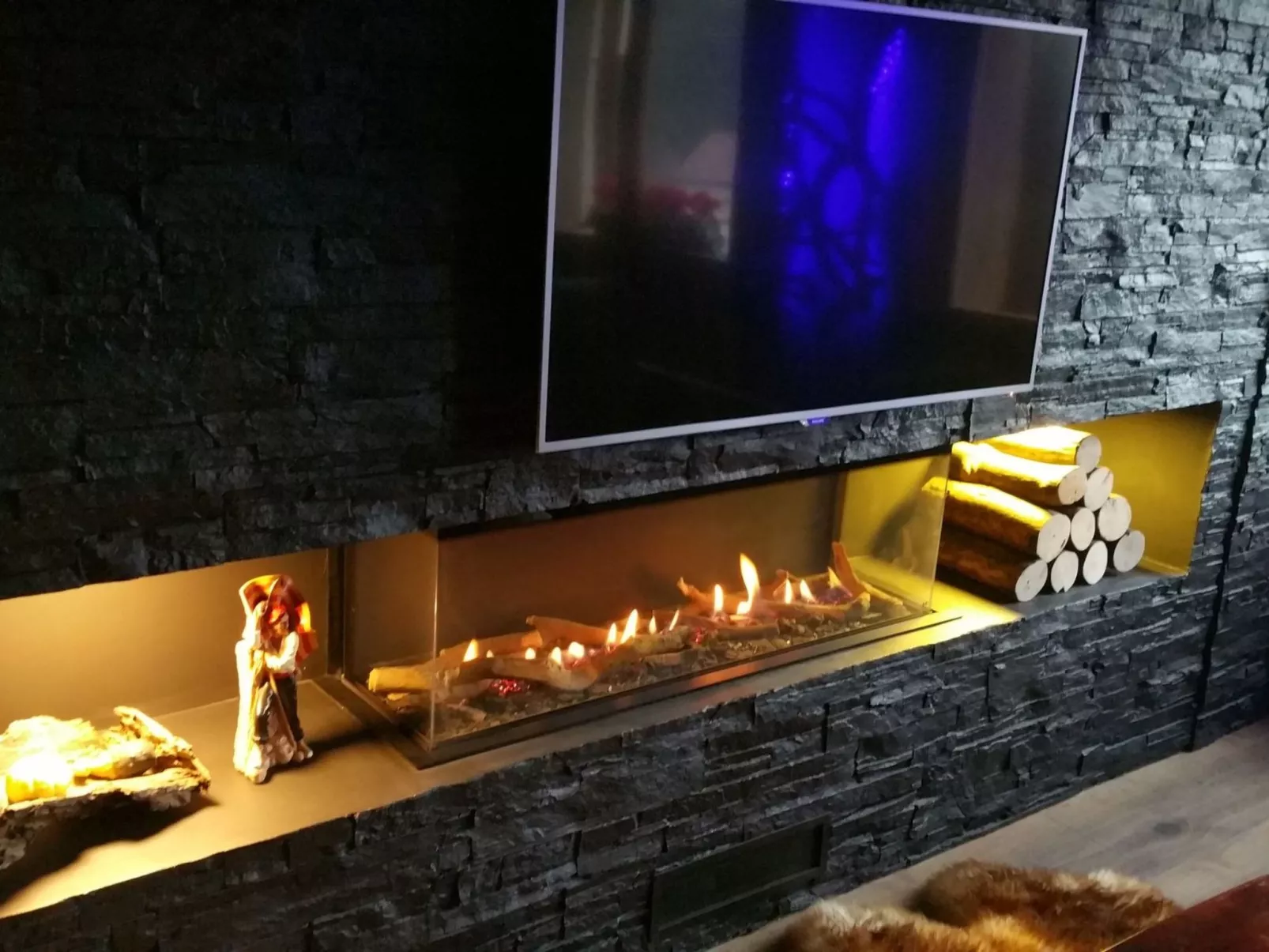 Appartement 'Borredà' mit Kaminofen