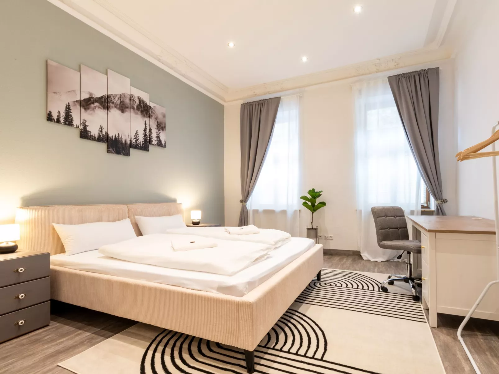 Familienfreundliche Stadt-Oase - 2 Schlafzimmer, 76qm, gratis Kaffee- und Teean