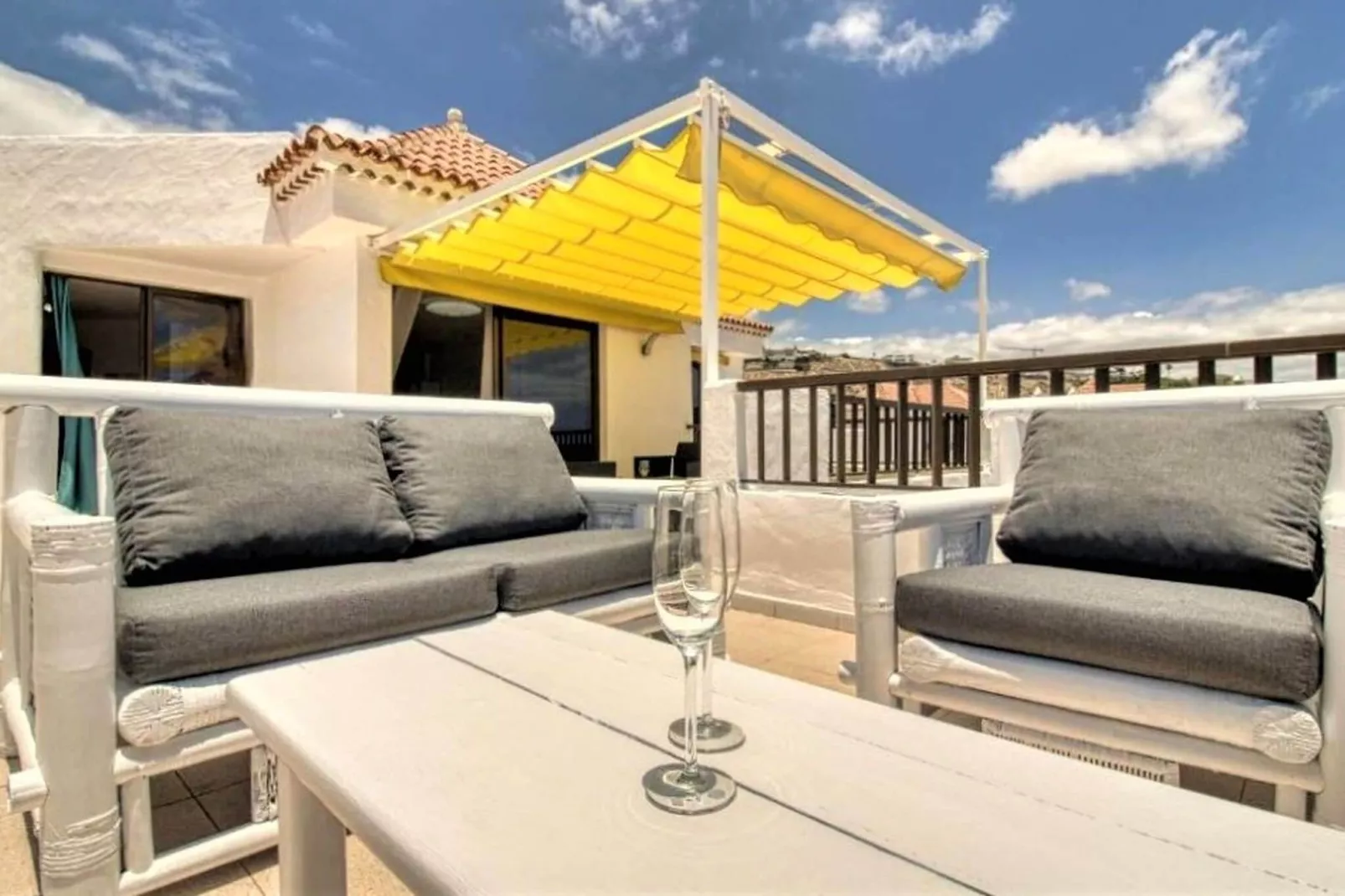 Luxury Penthouse Garajonay-Terrasbalkon