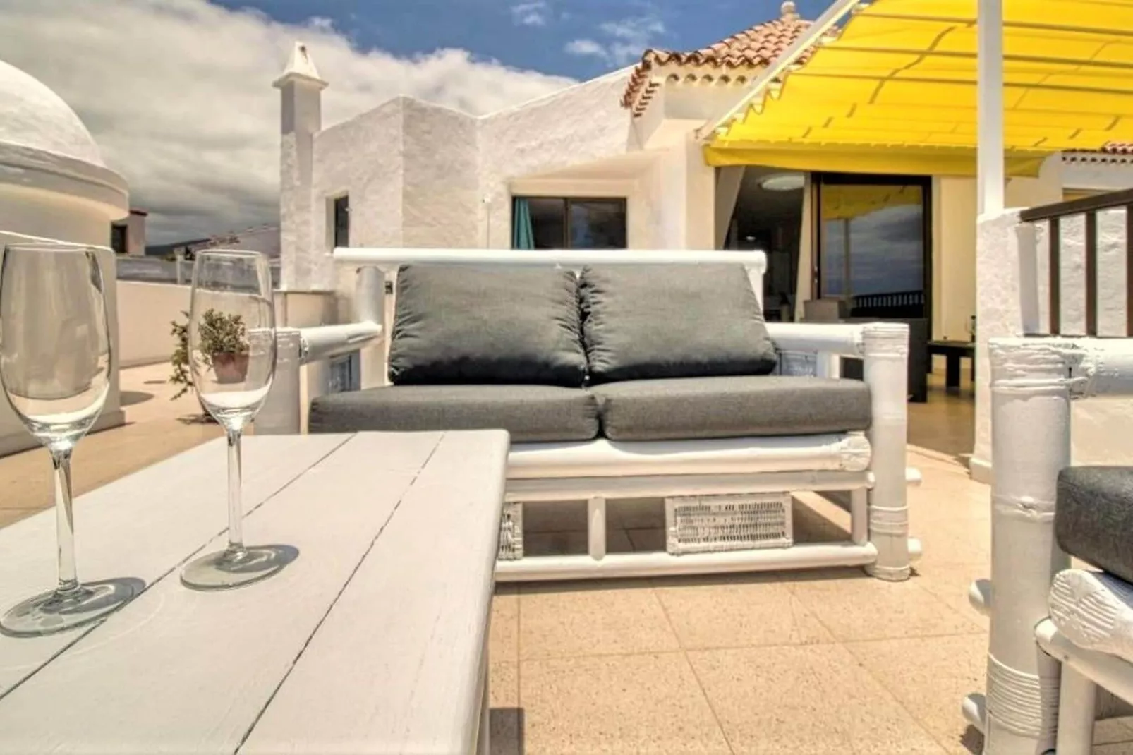 Luxury Penthouse Garajonay-Terrasbalkon