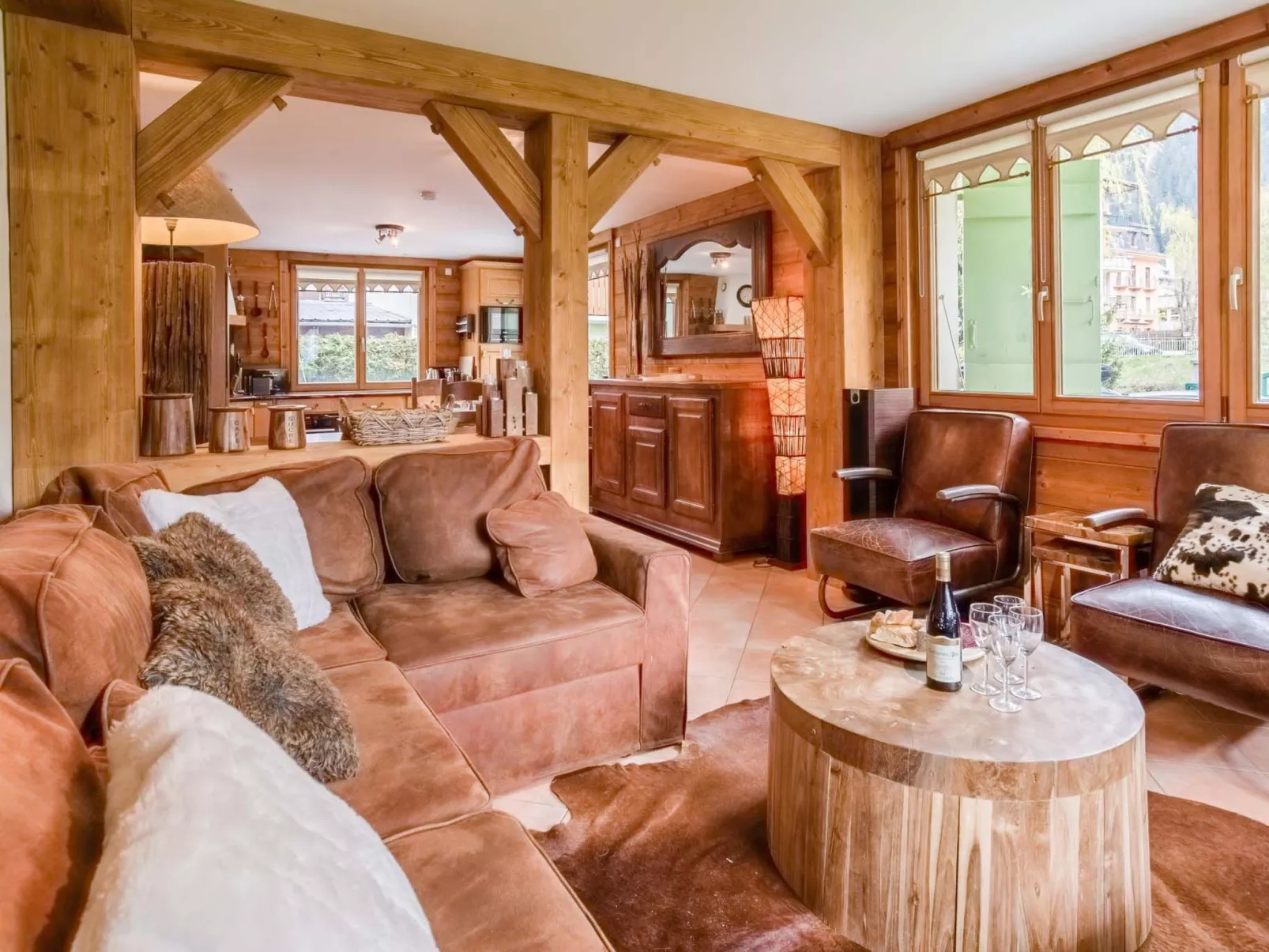 Komfortable Wohnung in Chamonix mit Südterrasse