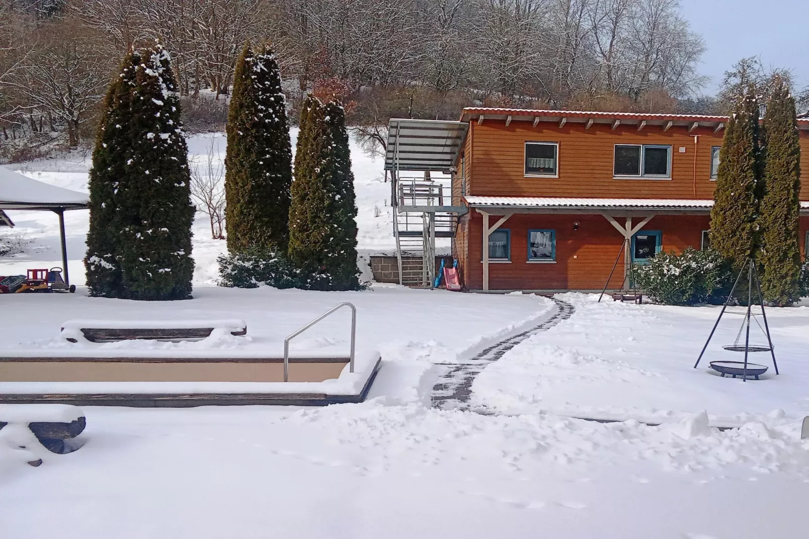 Am Ferienbauernhof - FW 1-Gebied winter 1km