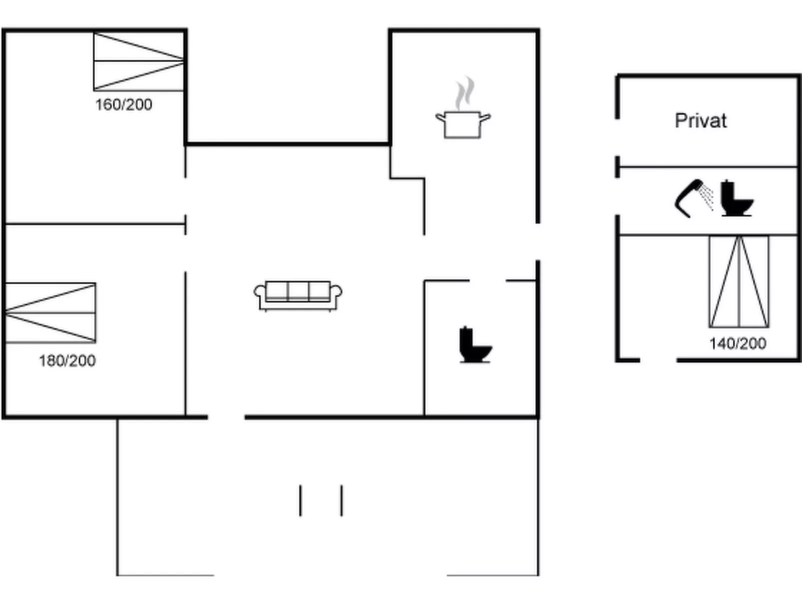 "Claudine" - 300m from the sea
