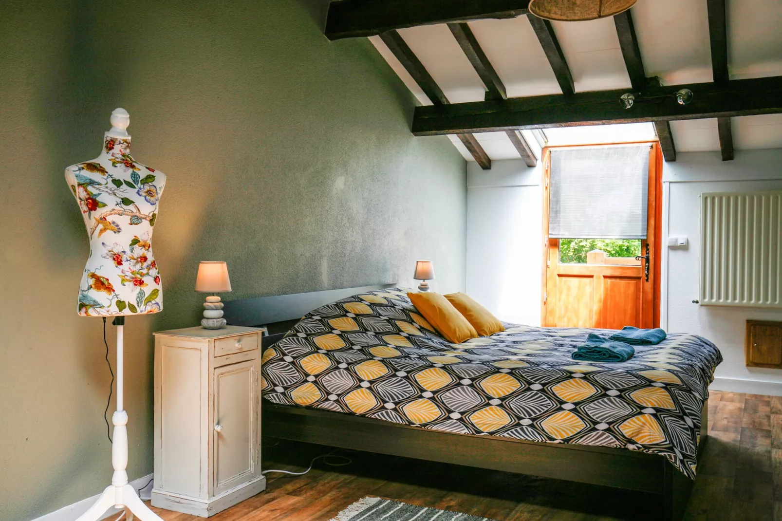 Domaine du pont vieux  Bâtiment principal/Annexe/chalet bois-Slaapkamer