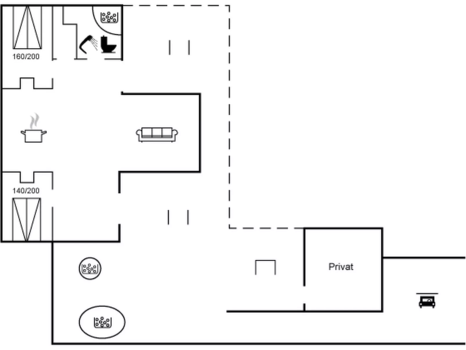 "Jo" - 175m to the fjord
