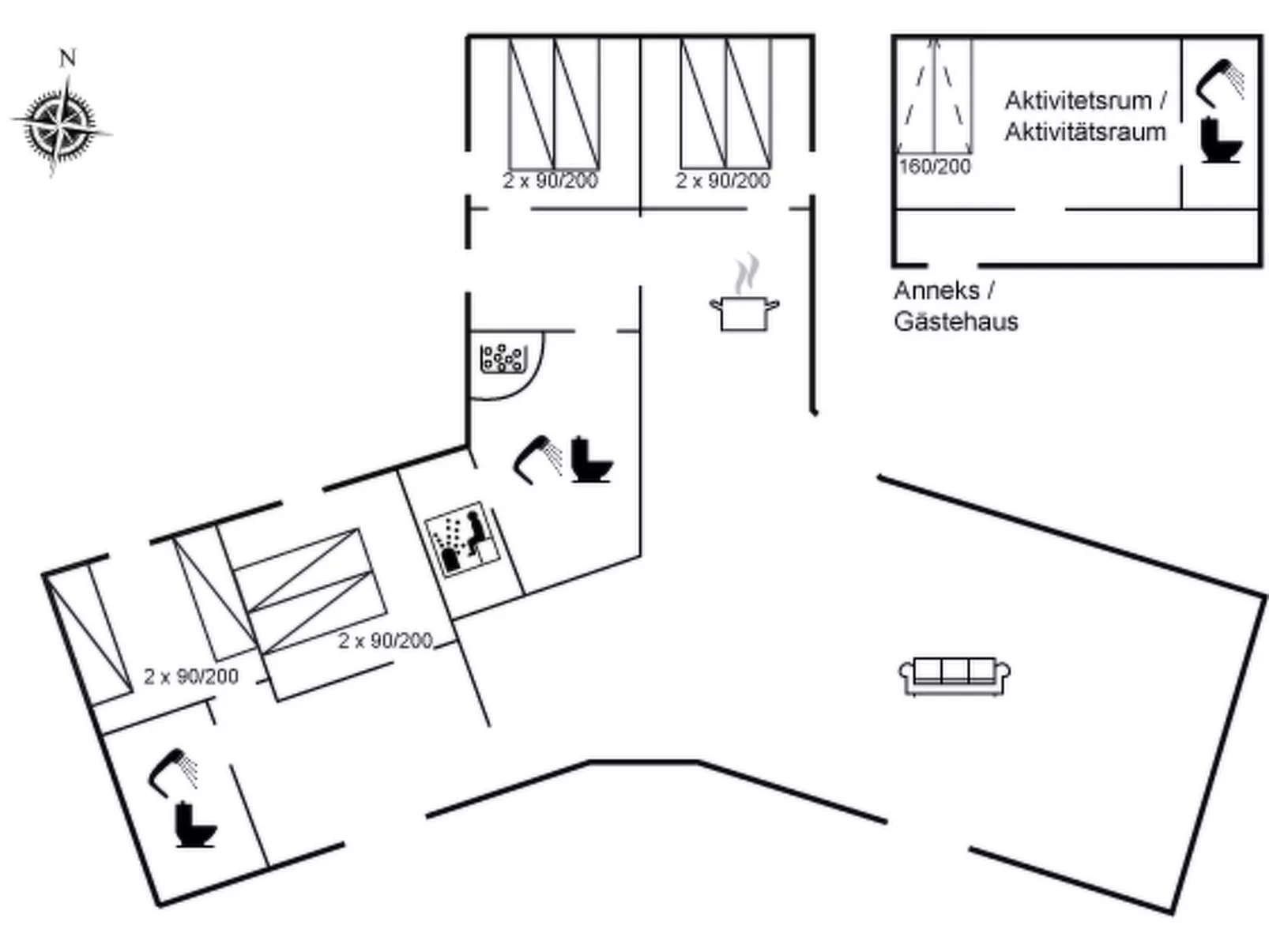 "Jonas" - 450m from the sea