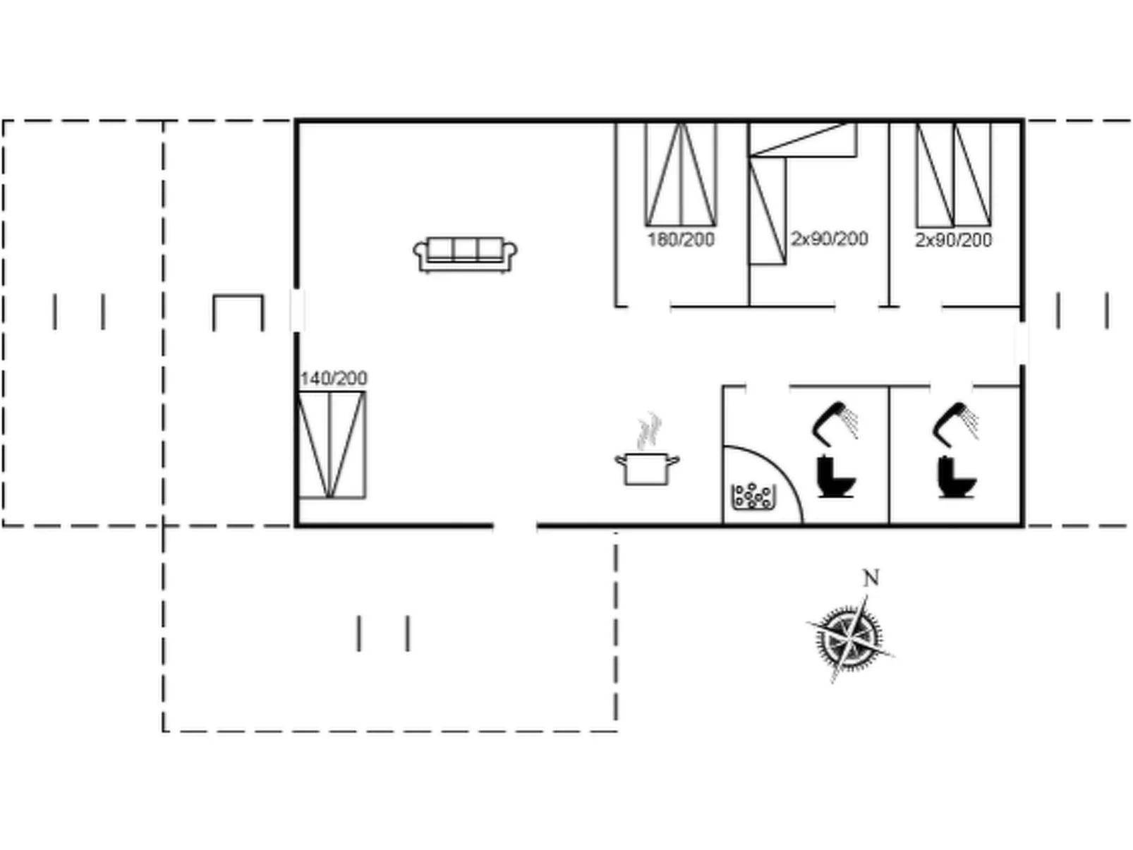 "Anouk" - 700m from the sea