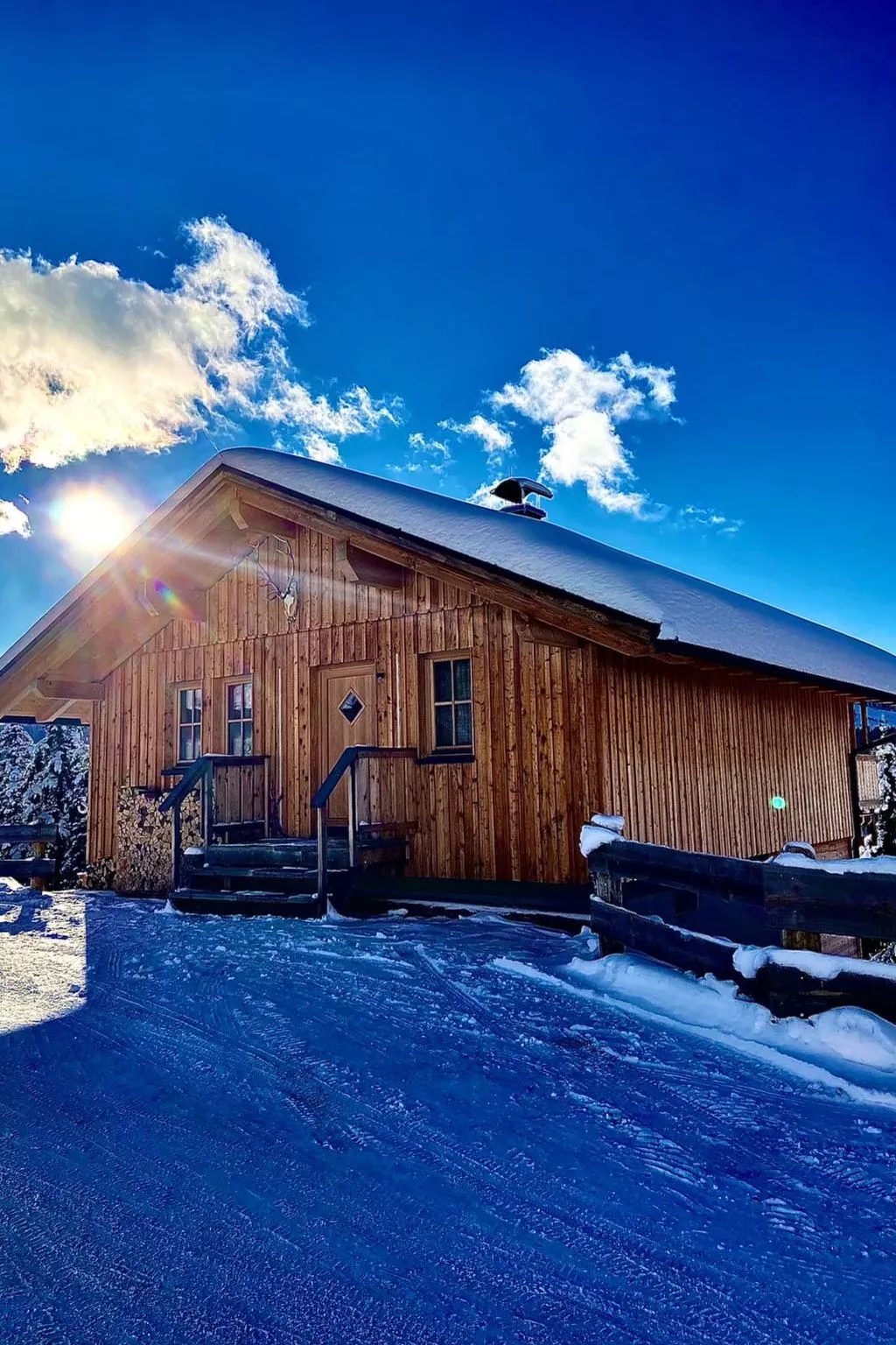 Skihütte im Lachtal mit Kaminofen und Sauna