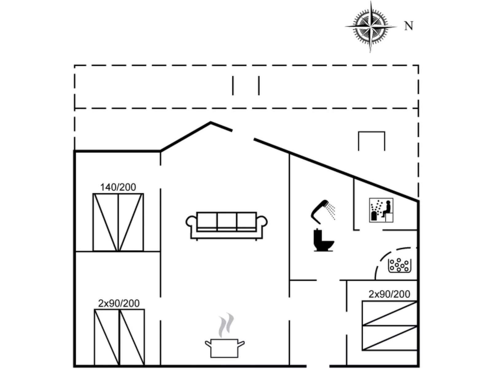 "Yorick" - 350m to the fjord