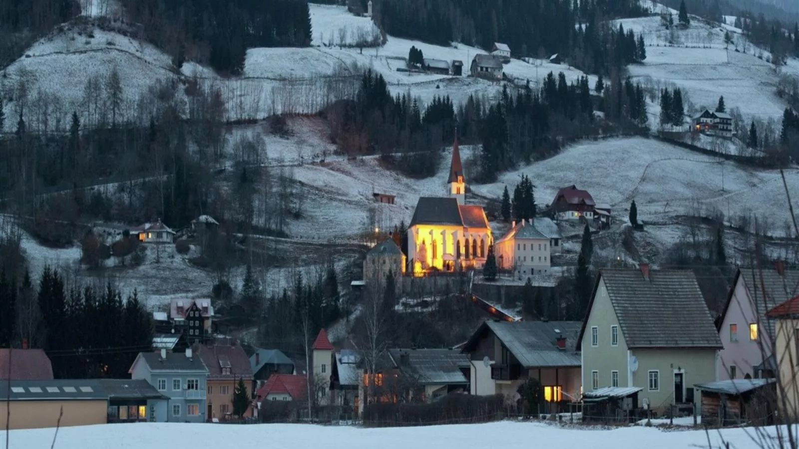 De Berghut - Gebied winter 1km