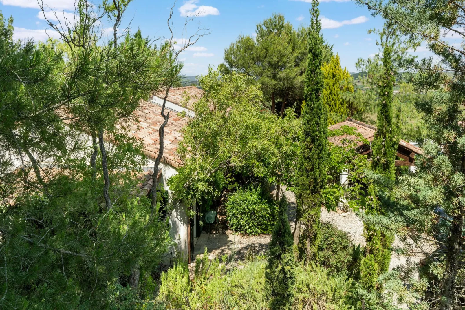 Villa Couloumiez-Gebieden zomer 1km