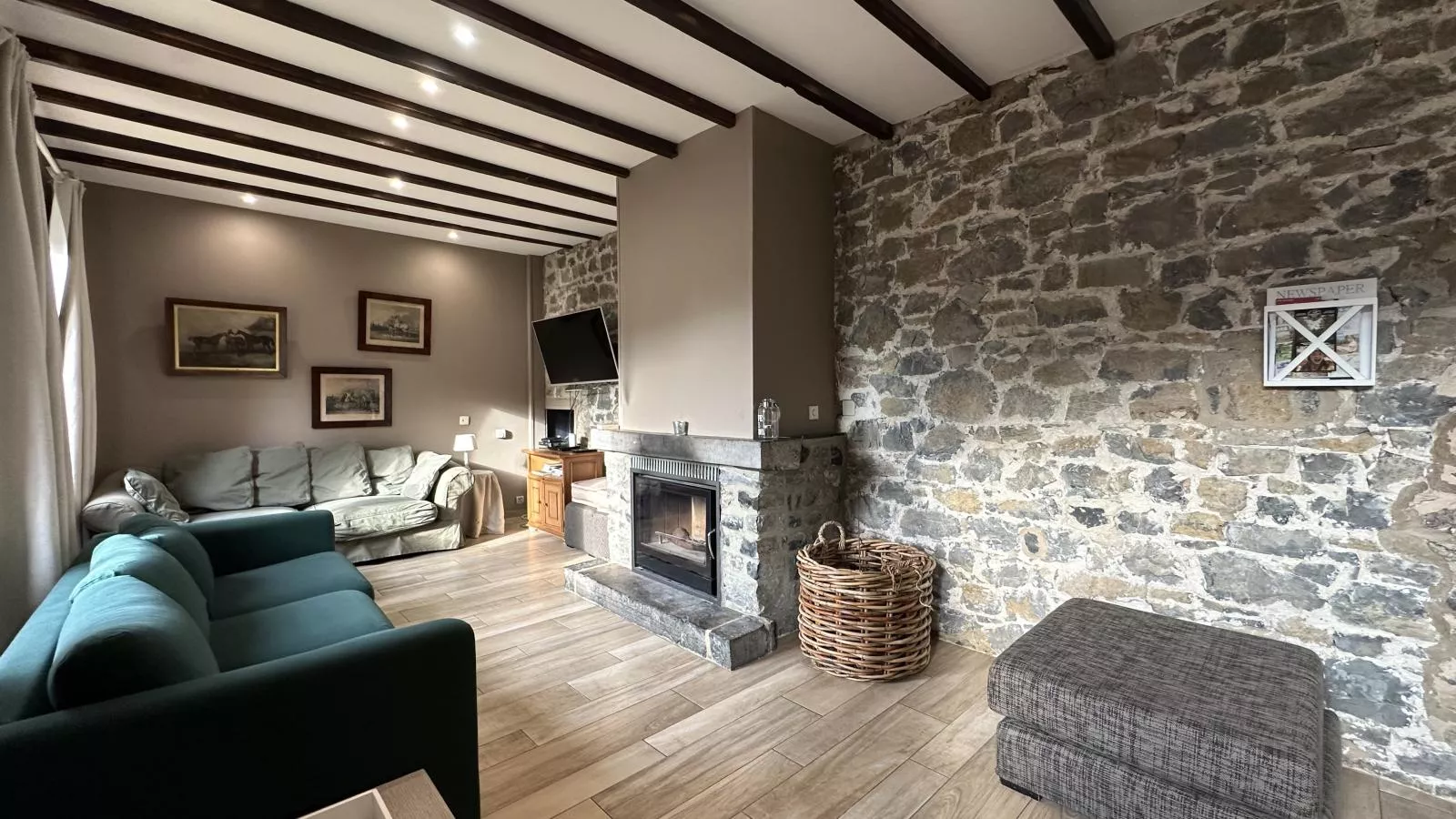 Gite de Montaigle - Woonkamer