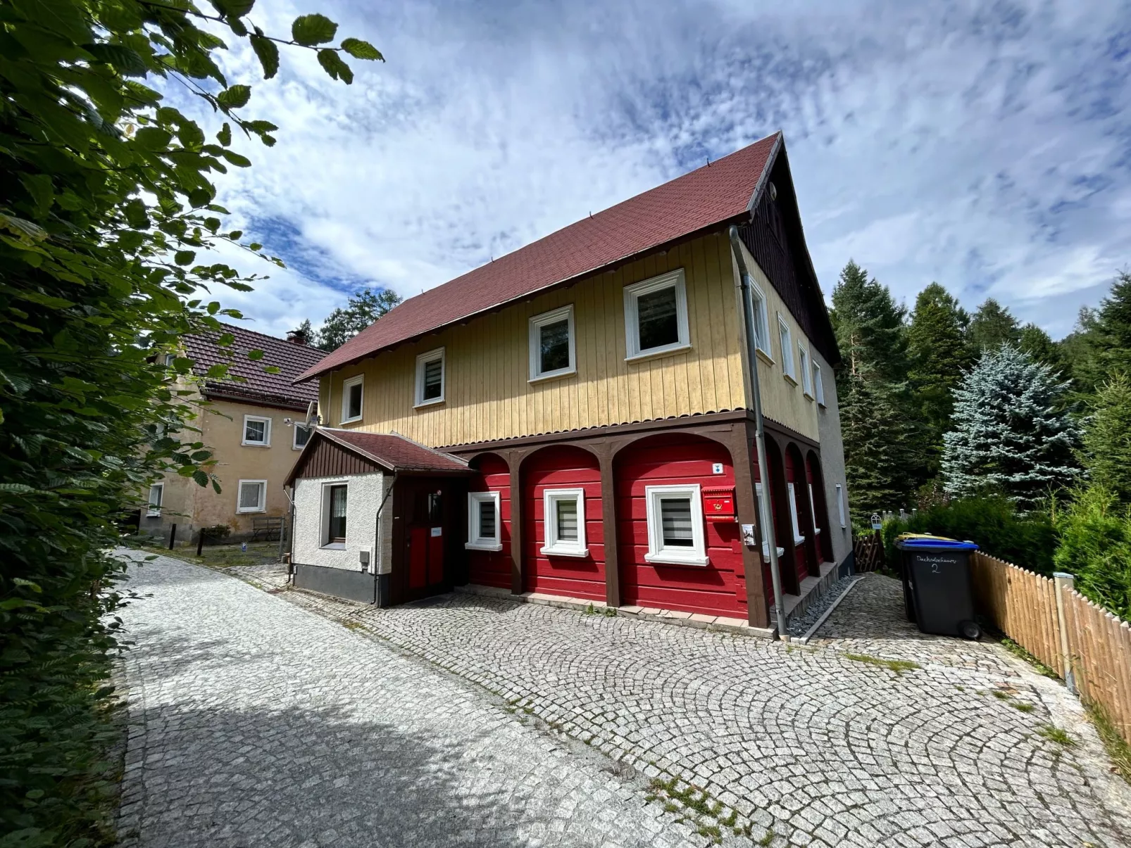 Waldferienhaus Dunja mit Sauna, Whirlpool, direkt am Waldrand, Kletterfelsen