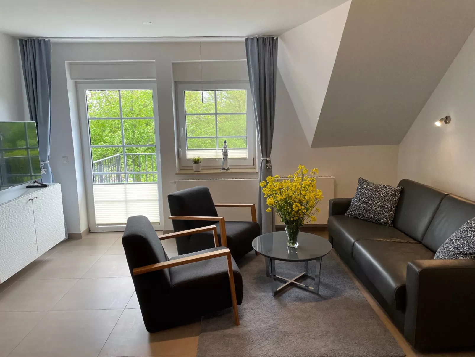 Appartement mit Balkon