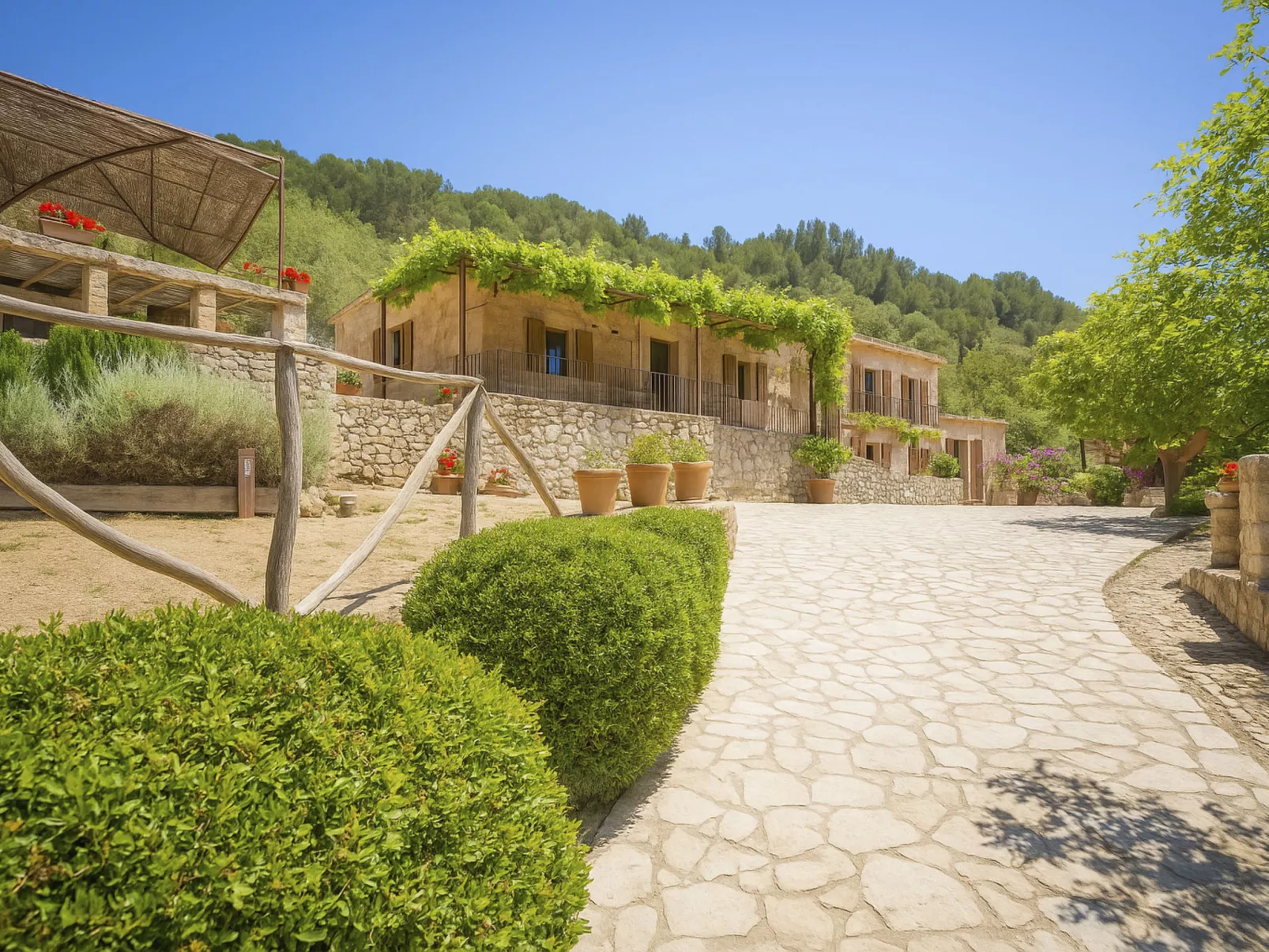 Urlaub Finca Mallorca Brücke