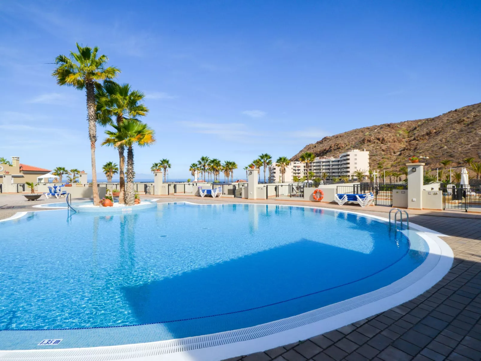 Wohnung in Palm-Mar mit Großer Terrasse und Meerblick