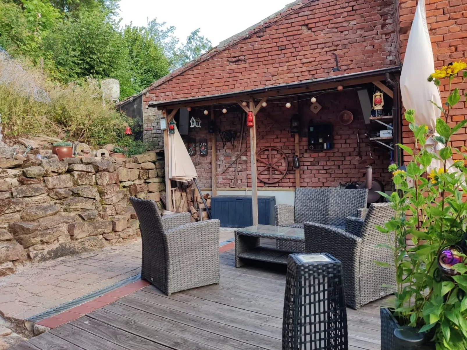 In Holzhausen mit Grill und Terrasse
