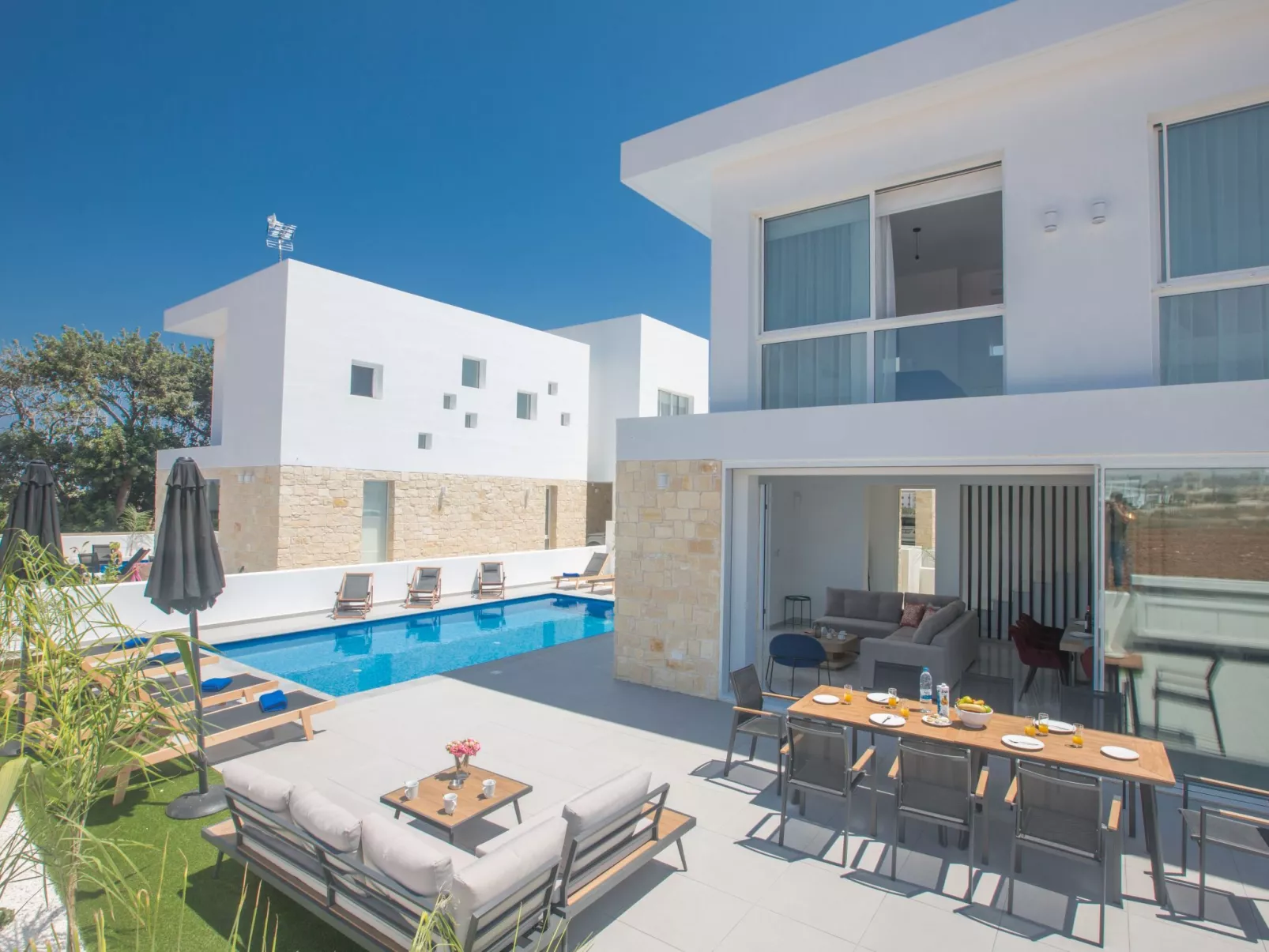 Protaras Vie Bleu Villa mit Pool, im Zentrum