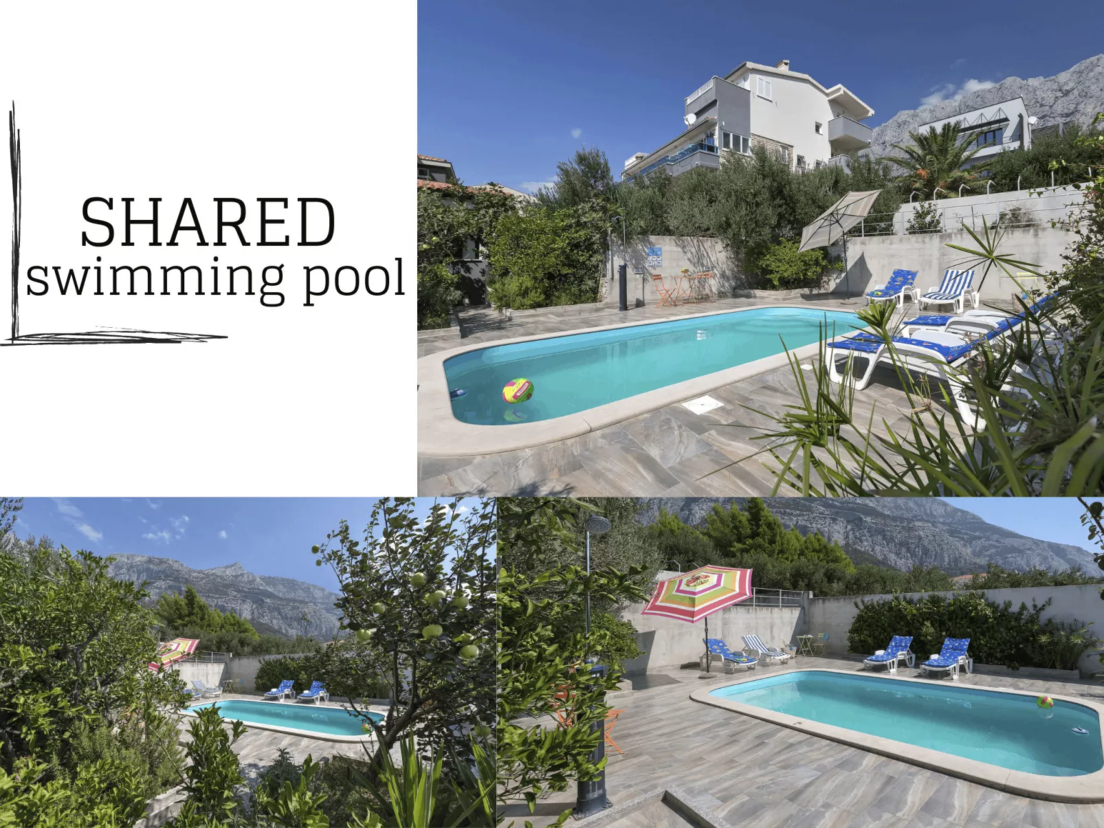 Vele Duplex-Wohnung mit Terrassen und Meerblick