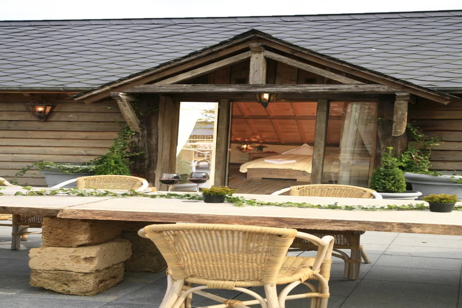 GÎTE CONTES DE SALME Lodge des Contes - Terrasbalkon