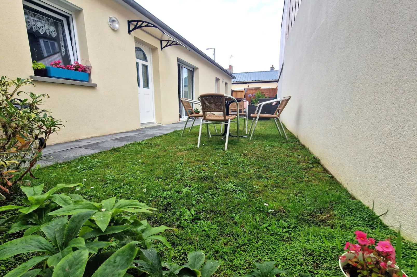 Maison de plain-pied avec espace extérieur Etables-sur-Mer-Buitenkant zomer