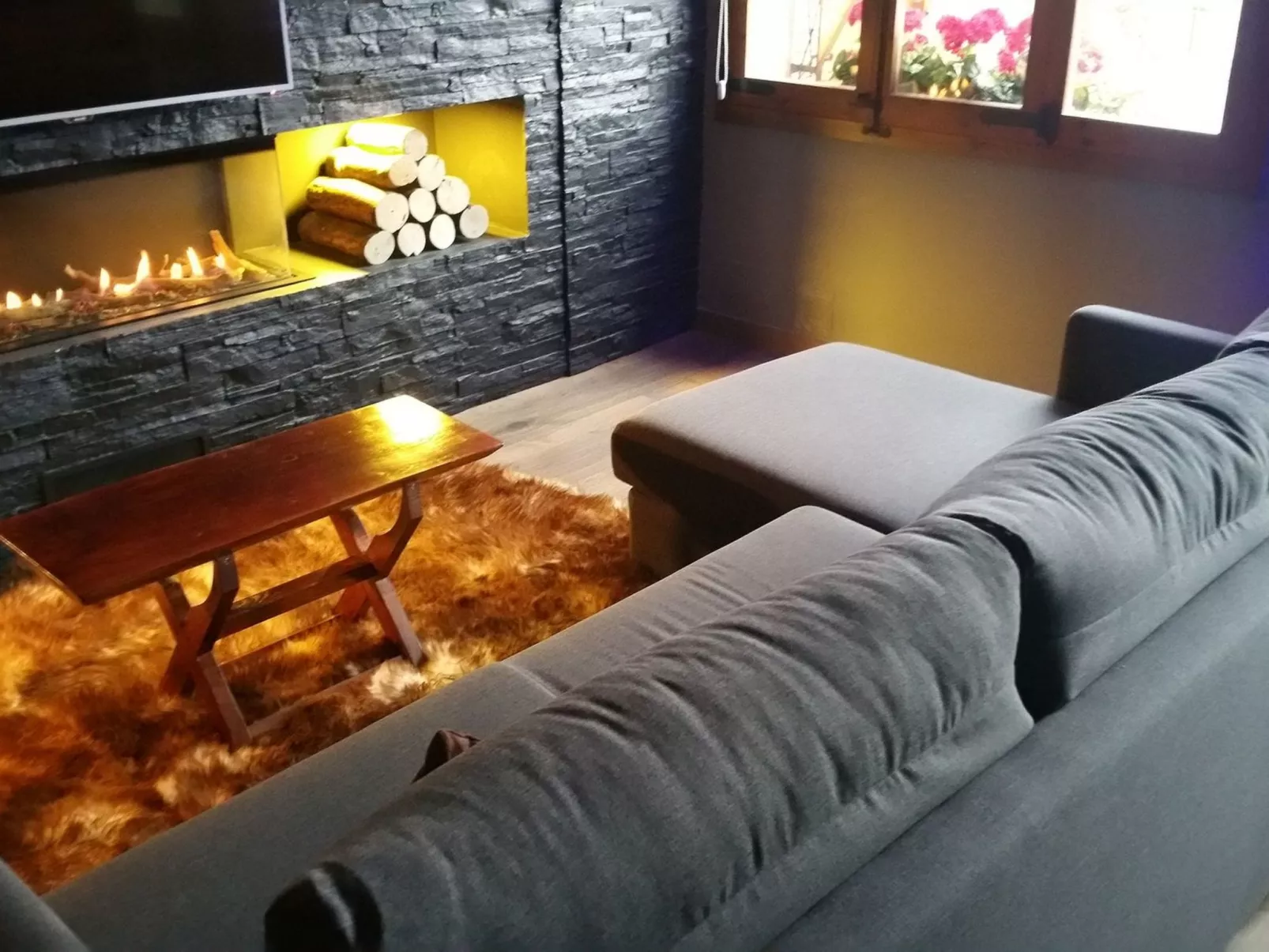 Appartement 'Borredà' mit Kaminofen