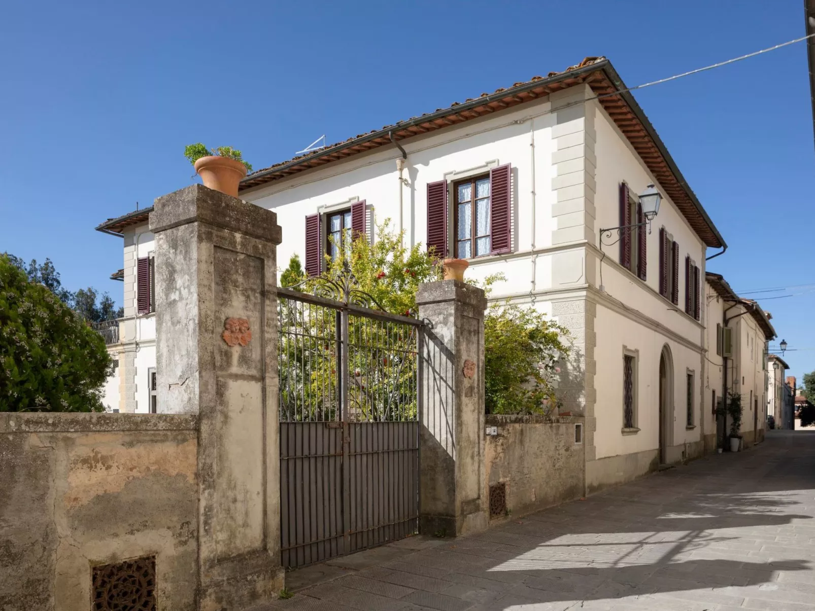 Historische Villa auf dem Lande in den toskanischen Hügeln