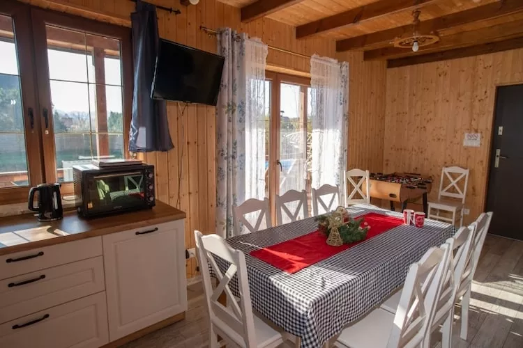 Domek wakacyjny VIP dla max 10 osób w Bałachach - Woonkamer