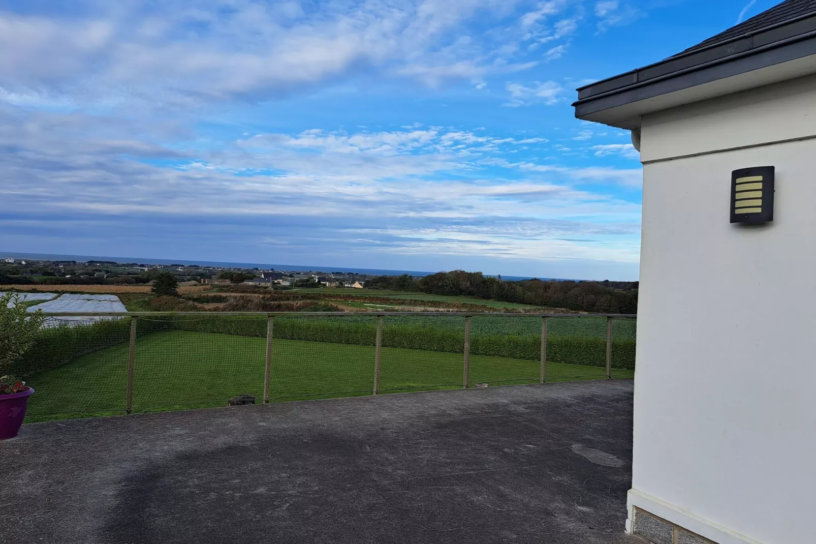 Ferienhaus mit Meerblick Cléder 10 Pers-Uitzicht zomer