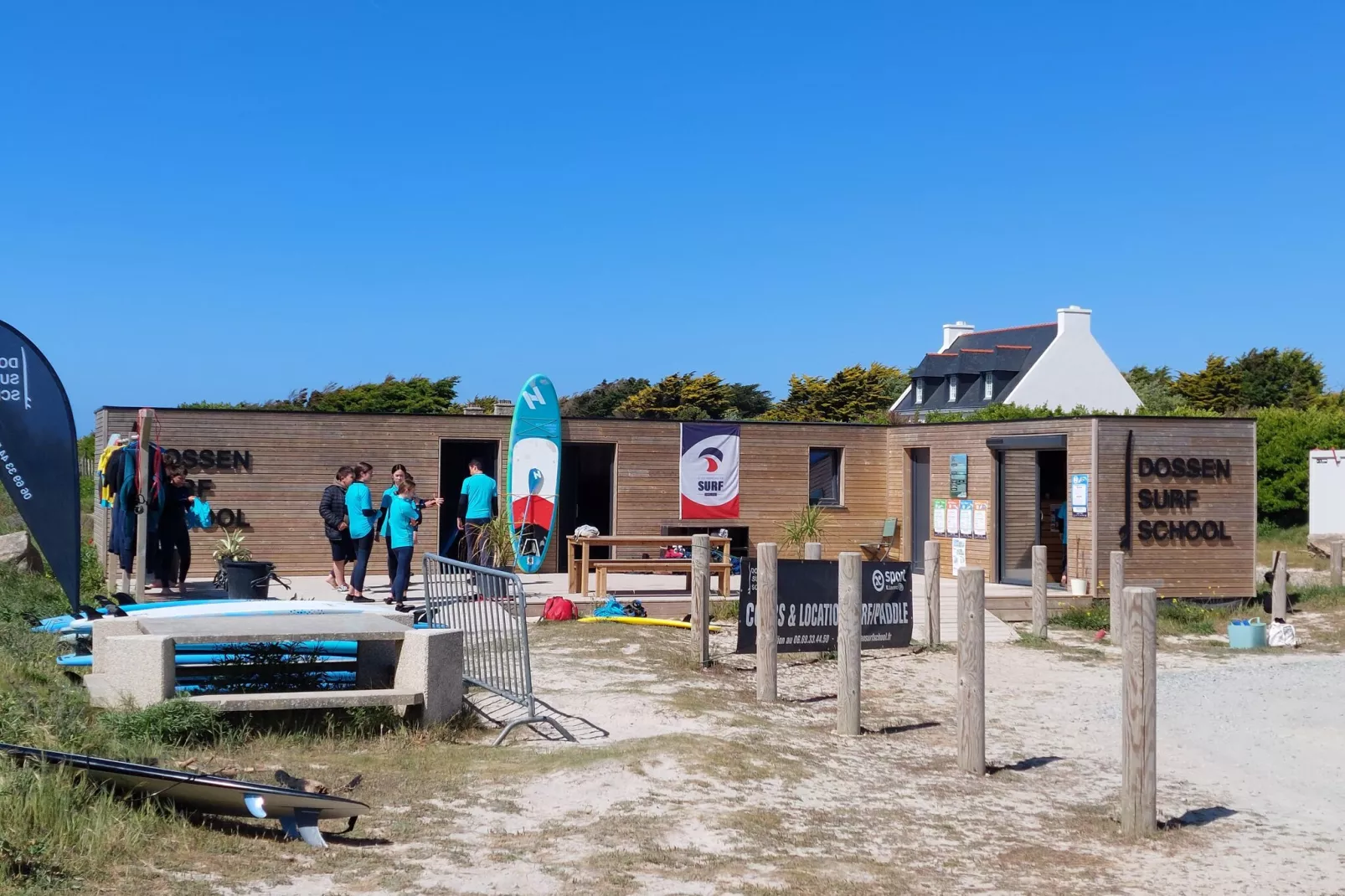 Ferienhaus mit Meerblick Cléder 10 Pers-Gebieden zomer 5km