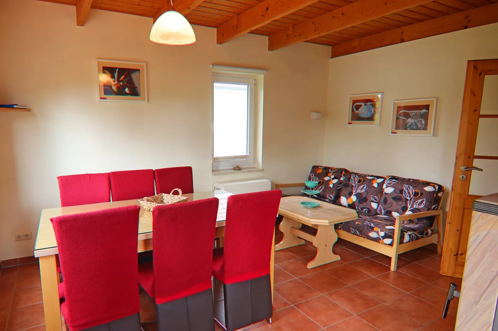 Strandnahes Ferienhaus Walter mit Meerblick-Eetkamer