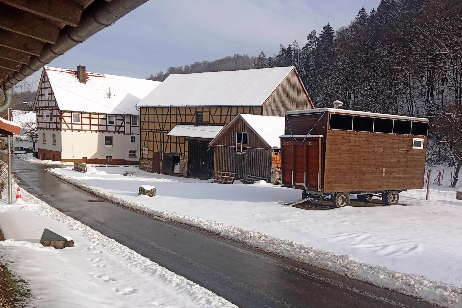 Am Ferienbauernhof - FW 1 und 5-Gebied winter 1km