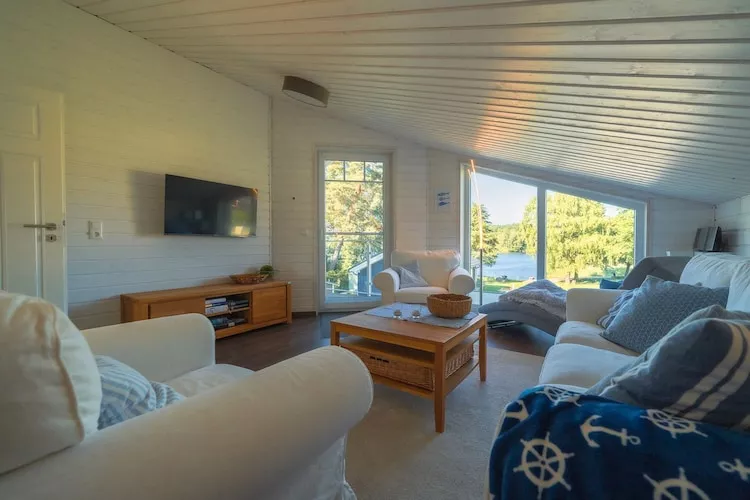 Ferienhaus Strandblick-Woonkamer