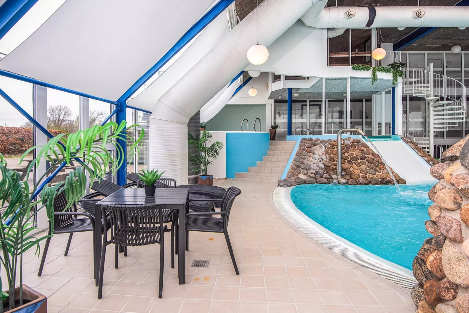 1 room w/seaview-Zwembad