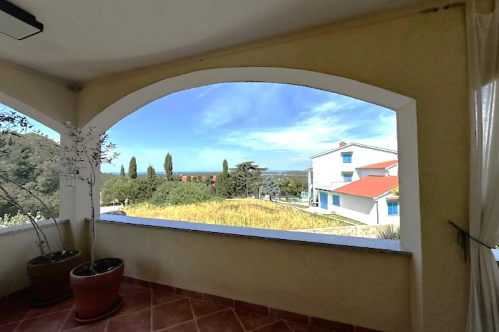 Apartment Branko I in Porec, Istria - Terrasbalkon
