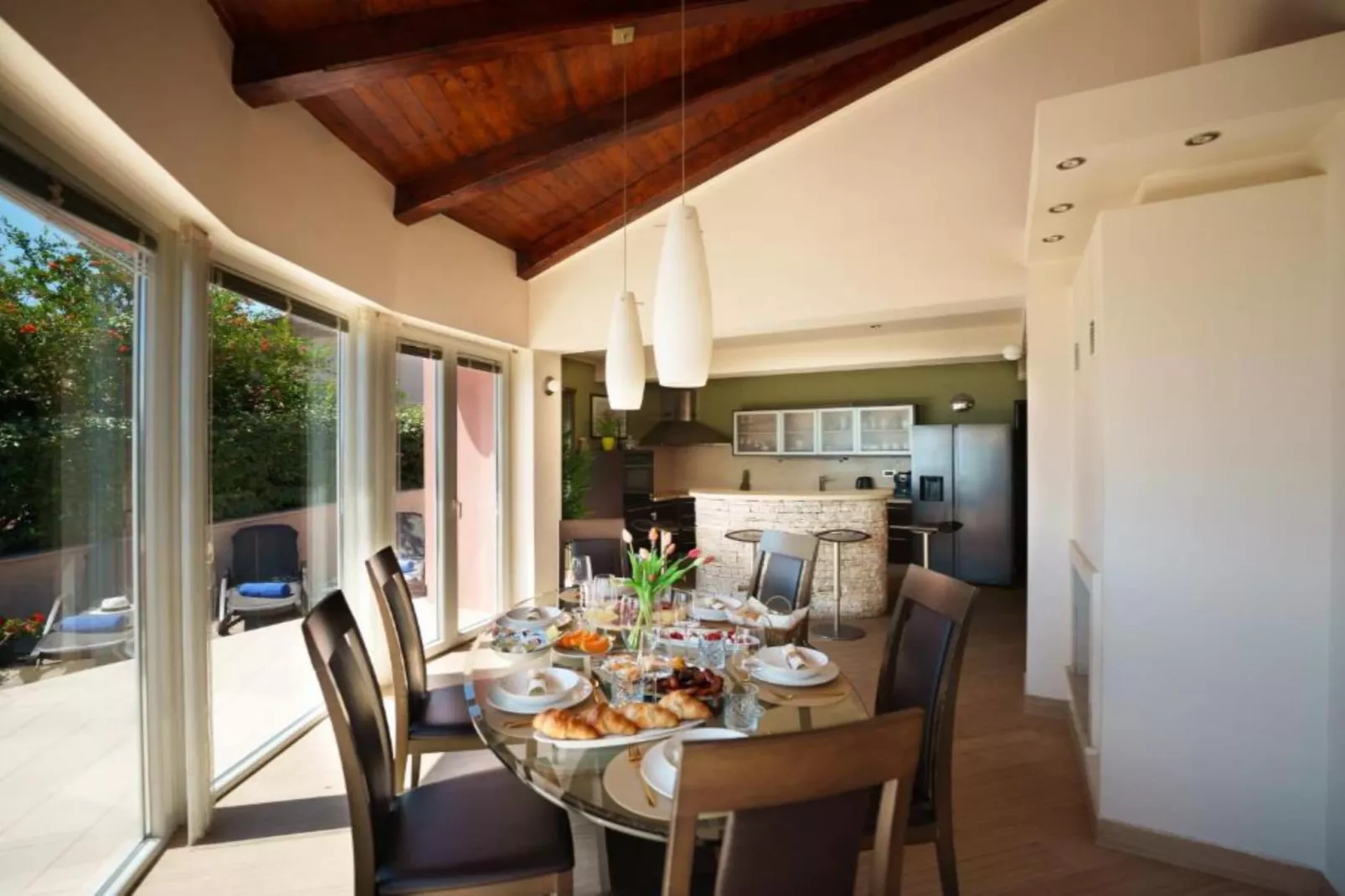 Villa Marid Opatija - Three bedroom Apartment - Eetkamer