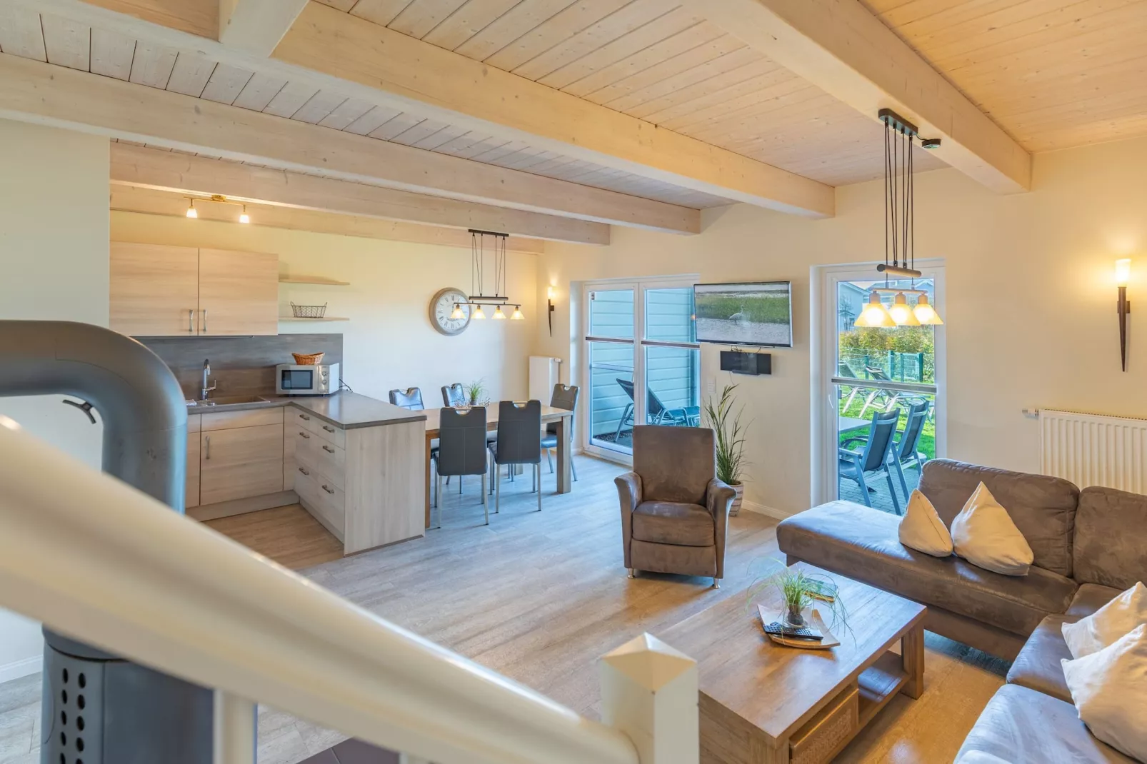 Reihenhaus in Dagebüll - Krabbenfischer-Woonkamer