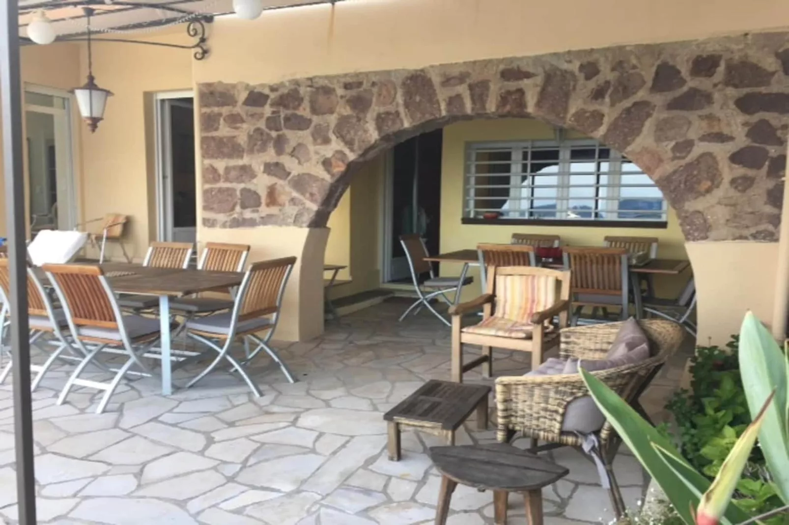 Villa plage privée vue sur la mer-Terrasbalkon