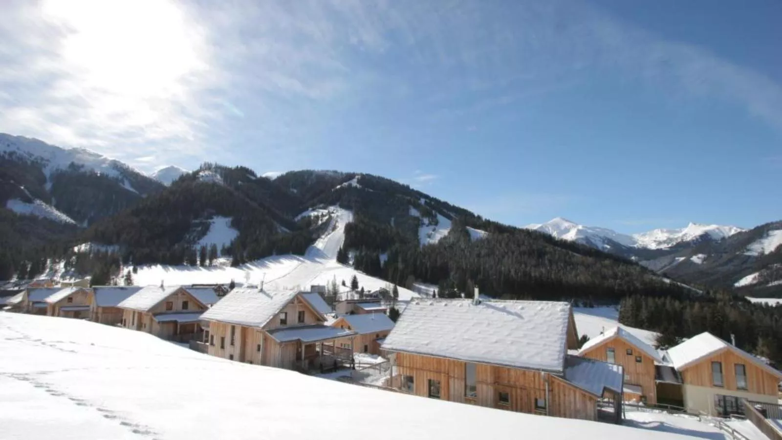 Tauern Lodge - Gebied winter 1km